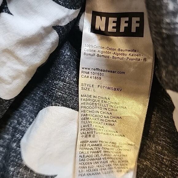 MENS NEFF DISNEY COLLECTION MICKEY MOUSE BUTTON FRONT BLACK SHIRT SIZE LG MED - Picture 3 of 7